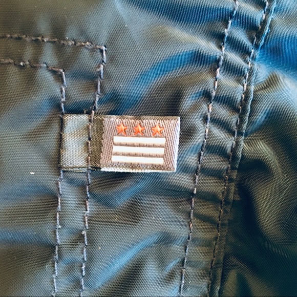 H&M Navy Hooded Bomber Jacket - Picture 6 of 7